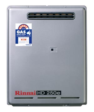 Rinnai HD250e Continuous Flow Gas Hot Water Heater